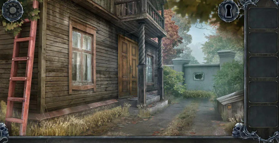 Escape The Ghost Town abandoned city puzzle scene