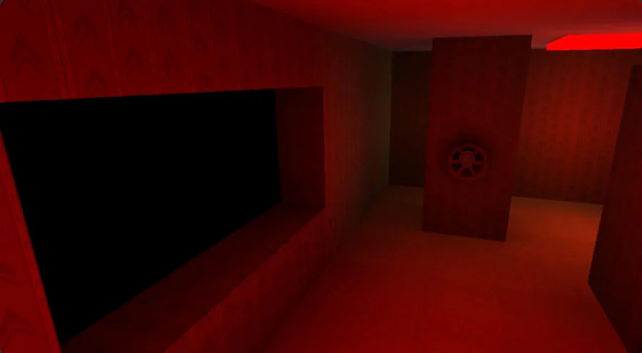 Exit the Backrooms Level 0 valve under red light