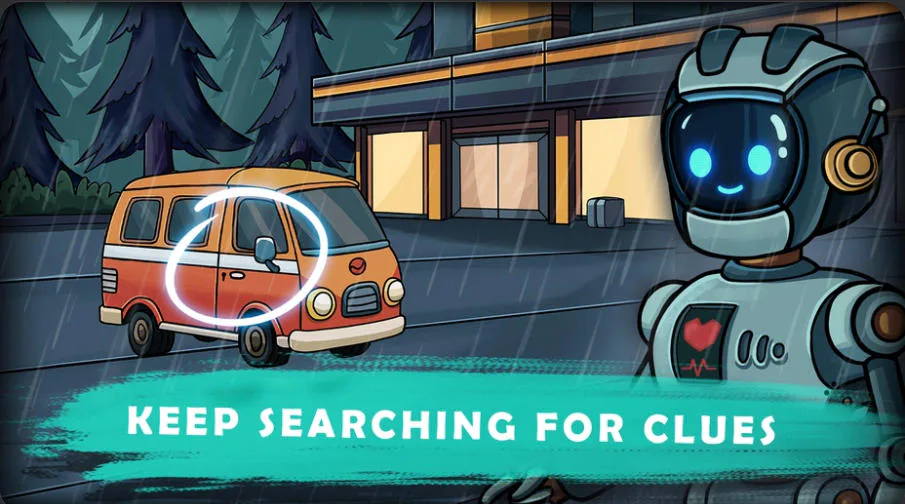 Find Joe: Lumen AI mystery scene