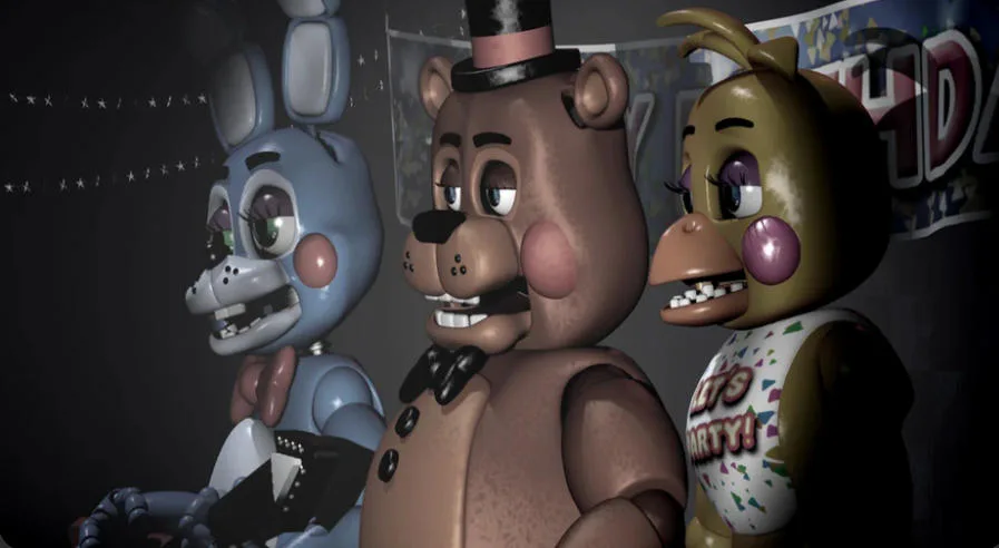 FNAF 2 security office horror game