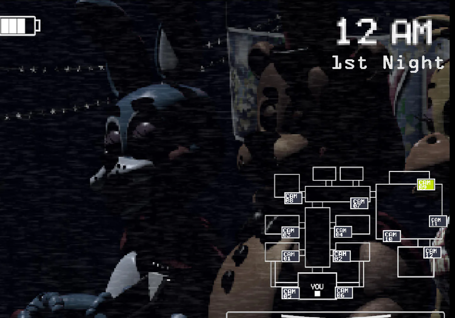 FNAF 2 animatronic camera survival