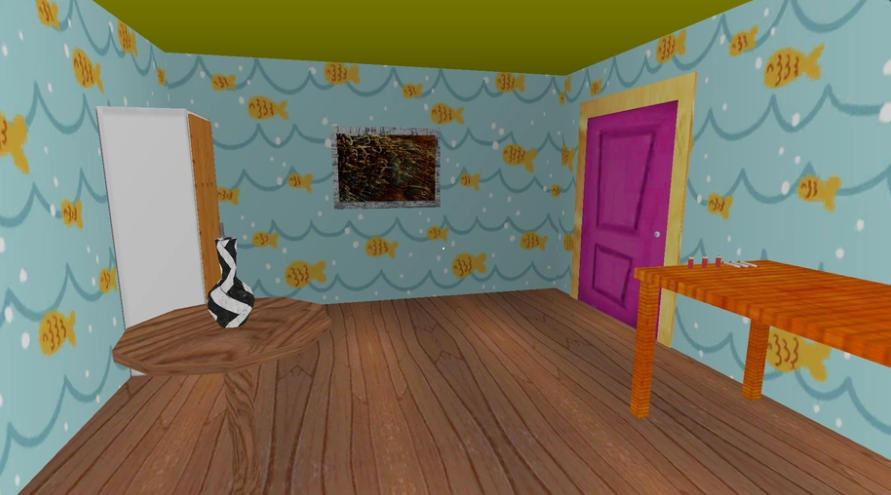 Granny Sponge Bob dark house escape room