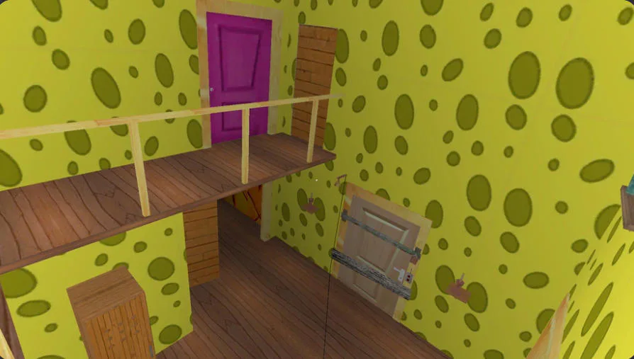 Granny Sponge Bob hidden item search