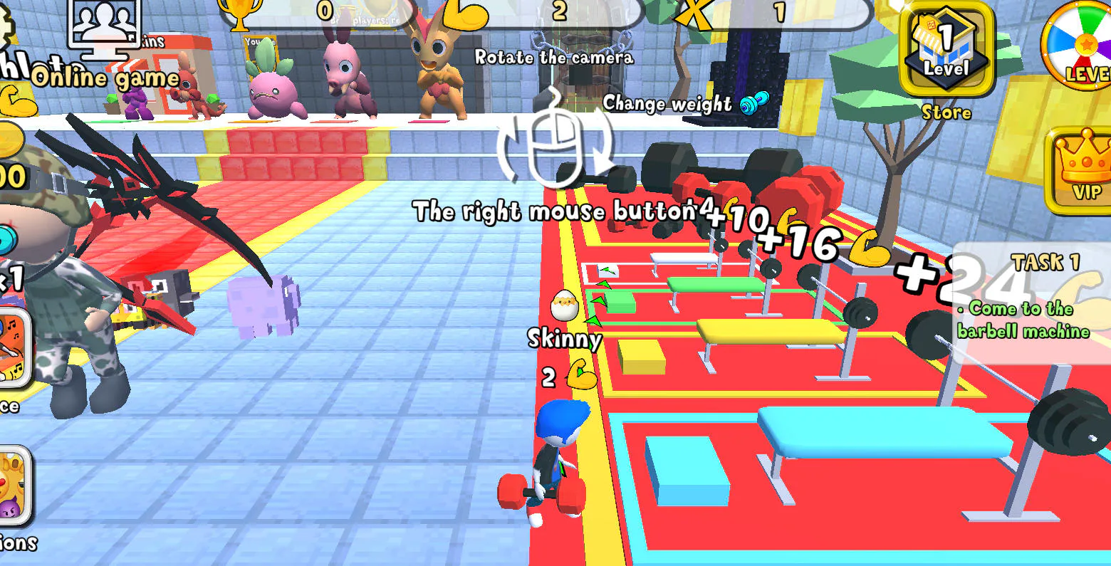 Gym Simulator Online Escape - Explosive Growth