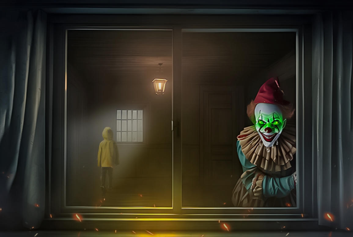 Horror Sniper Clown Ghost - Dark Forest