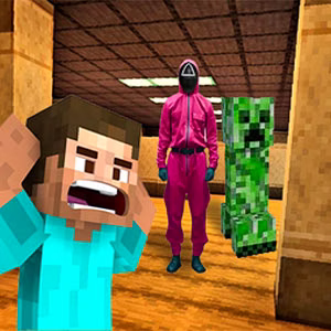 Minecraft Backrooms Squid Game Escape 2 game thumbnail