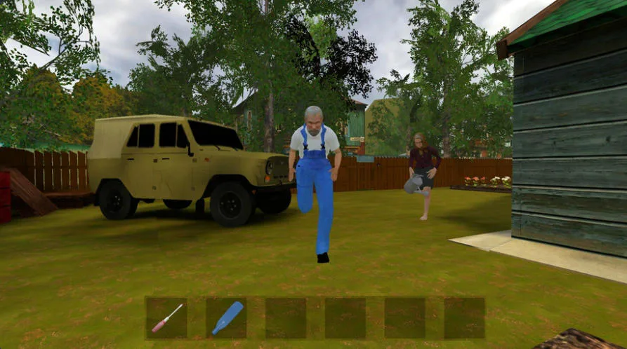 Schoolboy Escape 2: Village chase in the yard