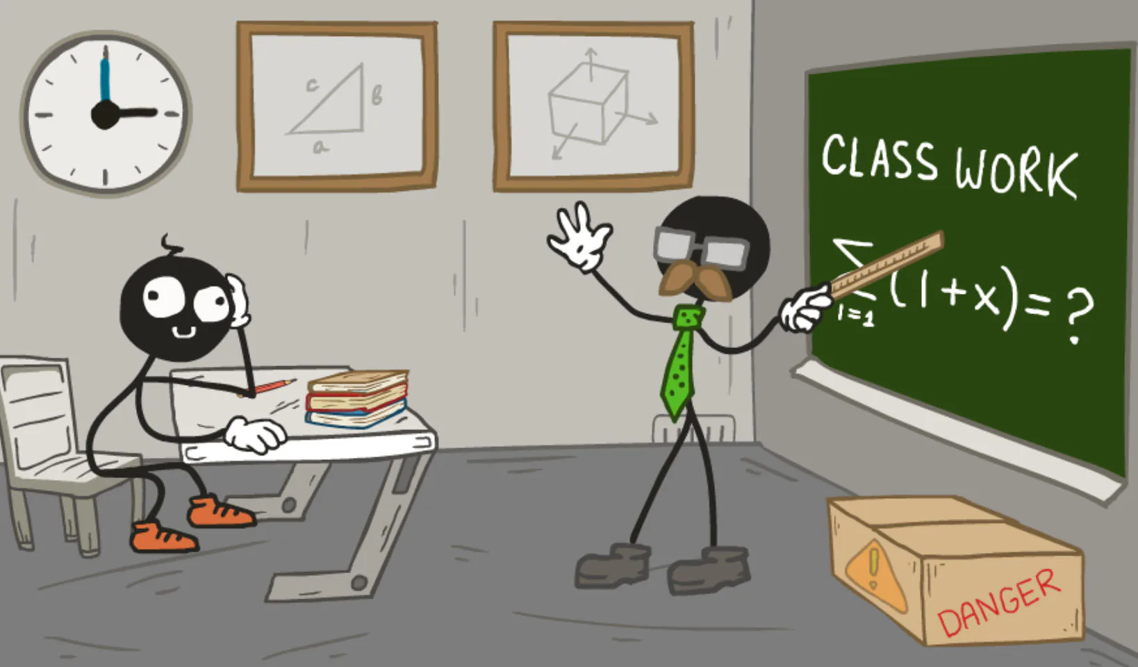 Stickman Escape School - Hilarious Fail States